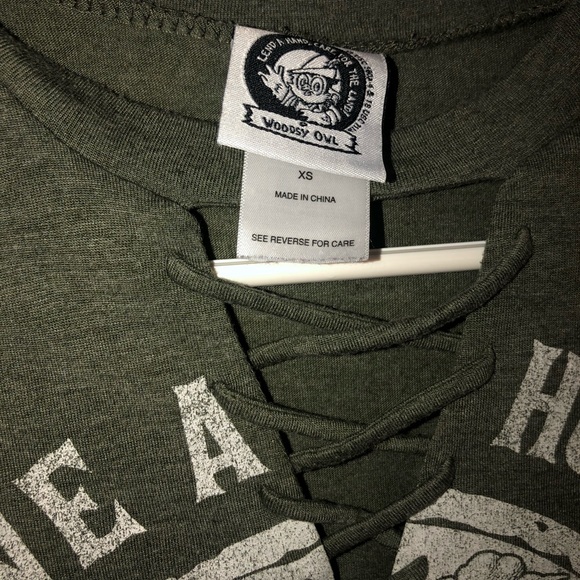 Cropped Owl Tee - Picture 2 of 3